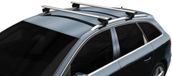 Menabo Lince Silver XL | Porte-coffre de toit Audi - A4 (B9) Avant 2015+ - Aluminium - Longueur 135 cm - Capacité de charge 90 kg - Jeu de 2 pièces
