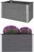 vidaXL Jardinière surélevée 100x50x54 cm Gris