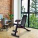 Banc de musculation pliable rouge