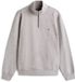 Tommy Hilfiger Essential Fleece 1/4 Zip Heren Sweater Maat L Grijs