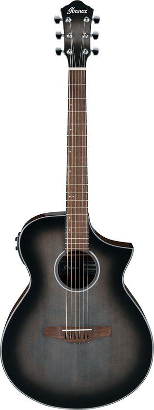 Ibanez AEWC11-TCB Transparent Charcoal Burst Acoustic Guitar