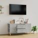 Maison Exclusive - Meuble TV aspect béton, gris, 102x44,5x50 cm, en panneau de particules