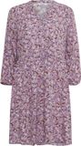 b.young BYMMJOELLA VNECK DRESS 2 Jurk V-hals Lange mouw Viscose Gebloemd Multicolor Maat 34