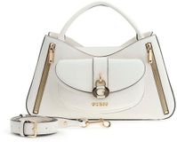 GUESS Jessa Girlfriend Bag White crème Handtas Schoudertas
