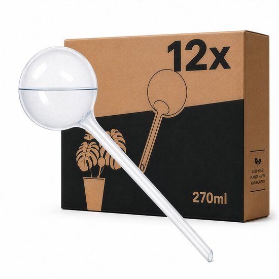 Minismus Druppelsysteem Waterdruppelaar voor Planten - 12 Stuks - 27 CM / Ø 8 CM