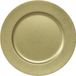 Othmar Decorations Kaarsenbord - goud glitters - D33 cm - kunststof