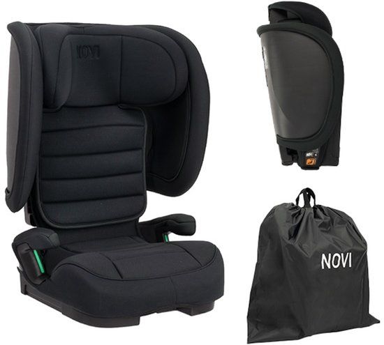 Novi Baby Max I-Size Autostoel - All Black - Group 2/3 - 3-12 Years