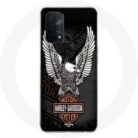 Oppo A74 Harley Davidson adelaar logo Maniacase Etui