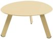 LES Tiki bijzettafeltje 55x46x28 cm - beige