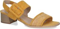 Caprice Sandale 9-28203-42 Jaune Cuir/Textile Talon aiguille G-largeur Taille 39 EU