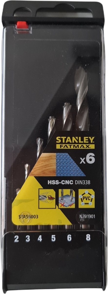 Stanley Stanley Fatmax Metaalboren Cassette 6-delig