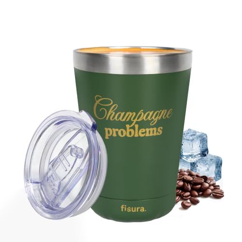 Fisura Originele thermobeker "Champagne". Koffiemok, 310 ml.