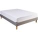 Terre De Nuit - Protège-matelas molleton 100% coton - Bonnet 27 cm 150x200