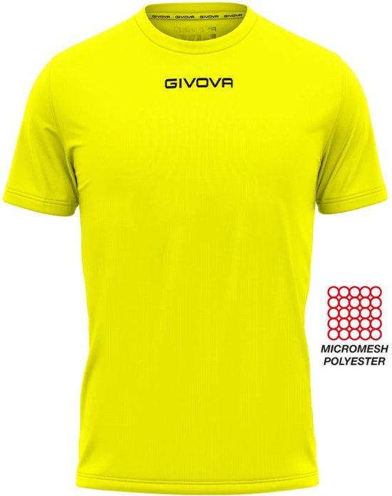 Givova One Microforata Sports T-shirt - 3XL - Unisex - Multicolor