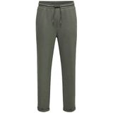 ONLY & SONS loose fit joggingbroek - groen