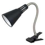 PRENDELUZ Zwarte klemlamp, 40 W, E14
