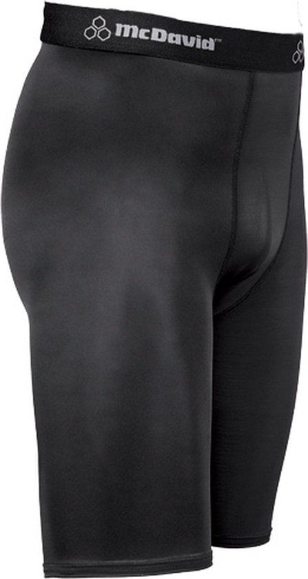 McDavid Deluxe Compressie Short - Zwart - XXL - Unisex - Fitness & Training