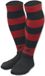 Joma paar sokken Zebra II zwart/rood Unisex Polyester Halfhoog Zebra Patroon
