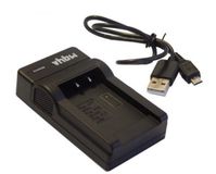 vhbw Casio vhbw USB-C-oplader compatibel met Casio Exilim EX-S200, EX-Z680, EX-ZS10, EX-Z690, EX-ZS12 camera/camcorder - oplaadstation + USB-C-kabel met oplaadindicator