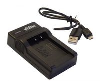 vhbw Casio vhbw USB-C-oplader compatibel met Casio Exilim EX-S200, EX-Z680, EX-ZS10, EX-Z690, EX-ZS12 camera/camcorder - oplaadstation + USB-C-kabel met oplaadindicator