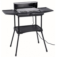 Gardalux Elektrische barbecue elektrische barbecue / zwart / rechthoekig