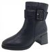 Remonte bottines fermeture éclair noir loisir
