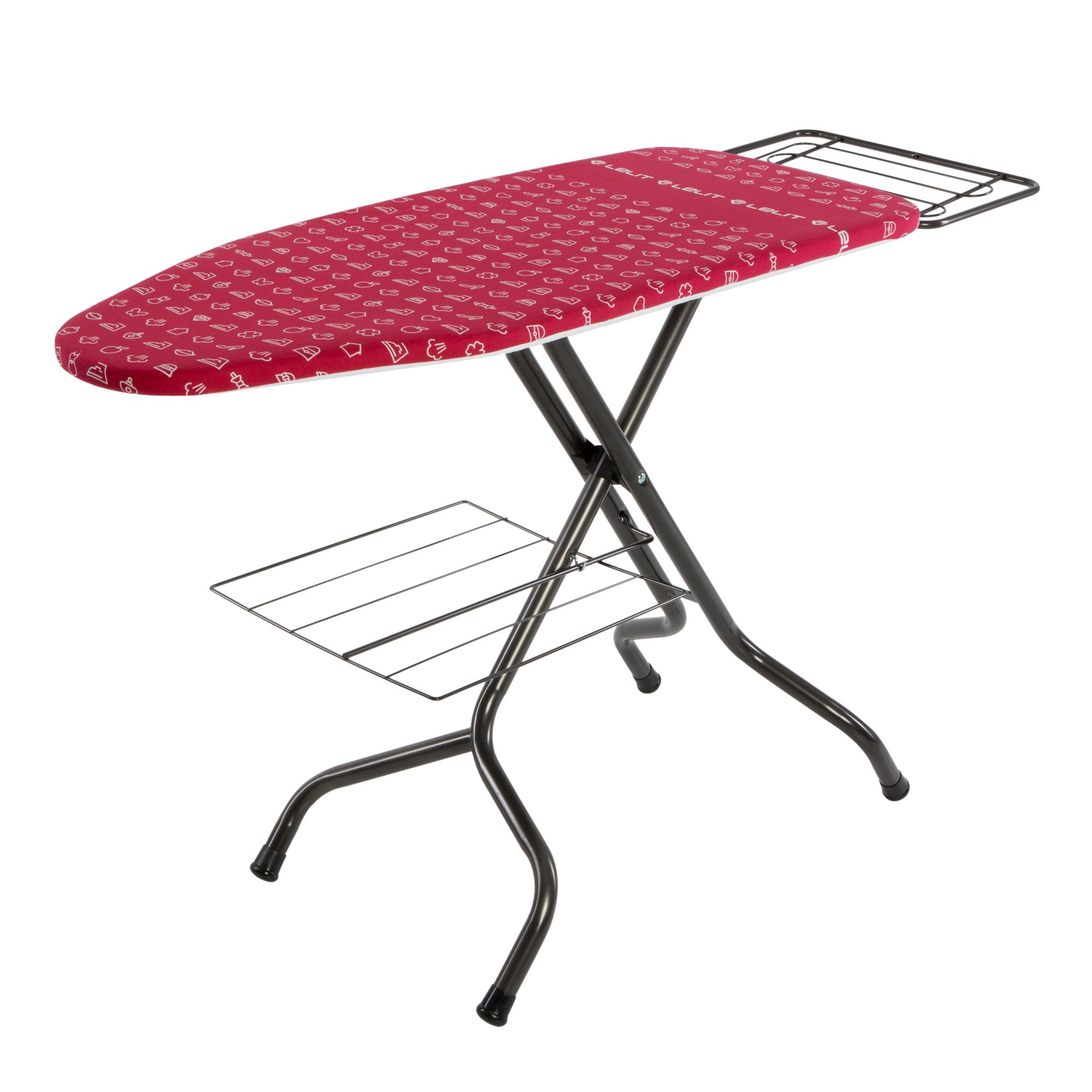 Lelit PA160 - Strijkplank - Zwart, Rood