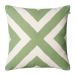 Chhatwal & Jonsson Coussin Impal Outdoor Sauge/blanc cassé, 50 cm