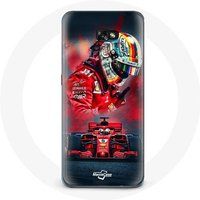 Maniacase Hoesje voor Samsung Galaxy A5 Formule 1 Sebastian Vettel F1 Driver Red