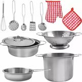 Kruzzel Kinder Kookset - Complete 13-delige Metalen Set