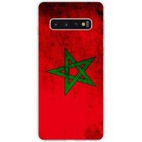 Samsung Galaxy S10 5G Drapeau maroc Bedrukt siliconen hoesje