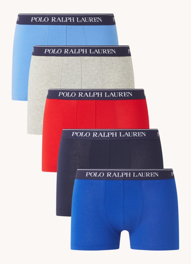 Ralph Lauren Ralph Lauren Boxershorts met logoband in 5-pack