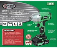 HOFFTECH accu slagmoersleutel set met doppen in koffer - 8719274349457