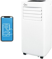 Suntec Wellness SUNTEC mobiele airconditioner CoolFixx 2.6 Eco R290 APP – Airco mobiel en stil, bediend via Smart App – Ontvochtiger voor ruimtes tot 34 m² – Mobiele koeling in huis & kantoor – 9.000 BTU – 2.640 watt