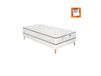 Ensemble matelas ferme ressorts ensachés + sommier 90x190
