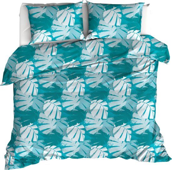 Moodit Dekbedovertrek Odil Naxos - Lits Jumeaux - 240x220 cm - Blauw - Katoen