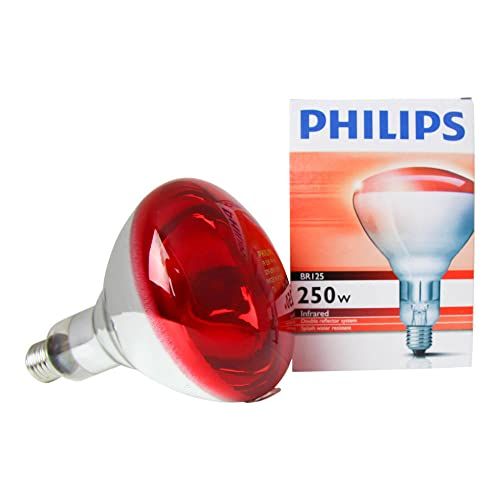 Philips IR 250R R125 E27 Infrared Lamp - 250W