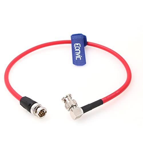 EONVIC 12G HD-SDI Video Coaxiale Kabel 75 Ohm Neutrik BNC naar BNC CCTV Camera Bewakingskabels voor 4K Videocamera (5M)