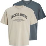 JACK&JONES JJEDENVER LOGO TEE SS O-NECK 2PK MP Heren T-shirt