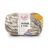 Lion Brand Yarn Wolgemak Fair Isle Garen, Gouden/Taupe
