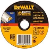 DeWalt DISCHI PER TAGLIO SU ACCIAIO INOX - CENTRO PIATTO DiametroØ 230mmSpesso 1,9mm