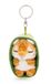 63162 Icecat 63162 Sleutelhanger Sleeping Pets tijger 8 cm in mandje, kleurrijk trouwe pluche metgezel voor rugzak of tas, sleutelhouder voor klein en groot