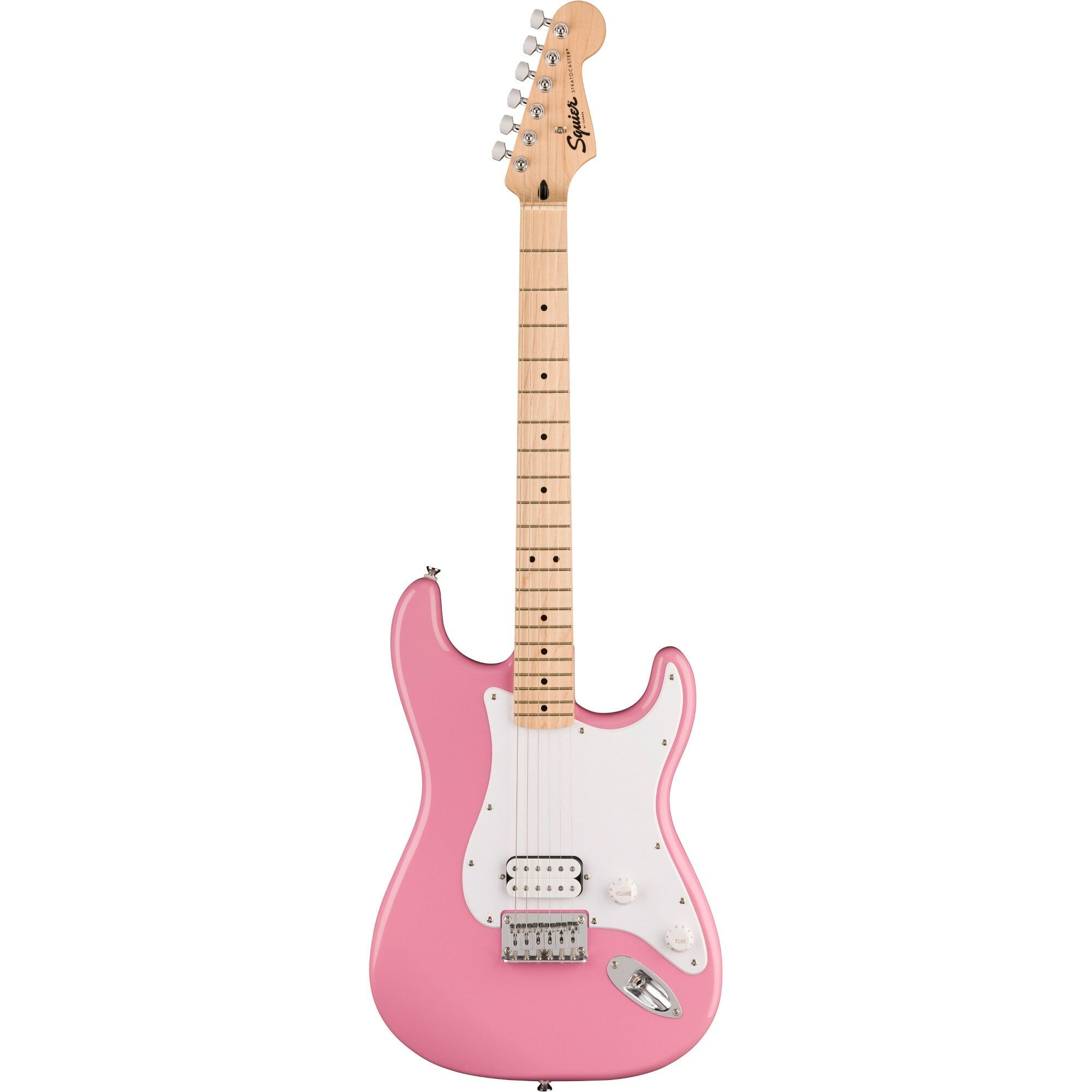 Squier Sonic Stratocaster HT H MN Flash Pink elektrische gitaar