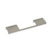 Furnipart Greeplijst Edege Urban LA 2 x 32 mm - profiellijst voor laden - breedte 200 mm, aluminium roestvrij stalen effect