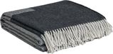 GANT LOGO THROW Dekens Grijs Effen Wol/Acryl 130x180 cm