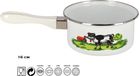 Gerimport Steelpan - Ø16 cm - geglazuurd - alle warmtebronnen - model Koe