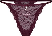 Hunkemöller String Weekend Rood