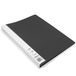 Waytex 931333N Documentenmap, A4, 80 transparante hoezen, polypropyleen, ondoorzichtig, identificatiebaar, 40 transparante hoezen, zwart