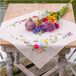 Vervaco Tafelkleed Kit Vrolijke Lente Borduurpakket 72x72 cm