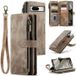Caseme Étui Portefeuille Google Pixel 8 Multifonctionnel C30 - Marron